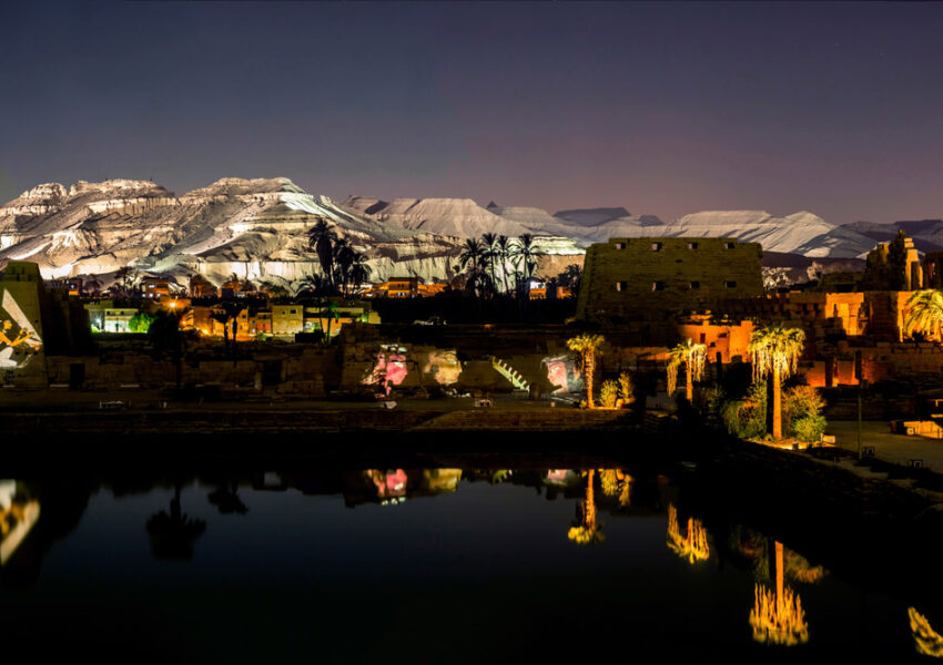 sound and light show in Karnak